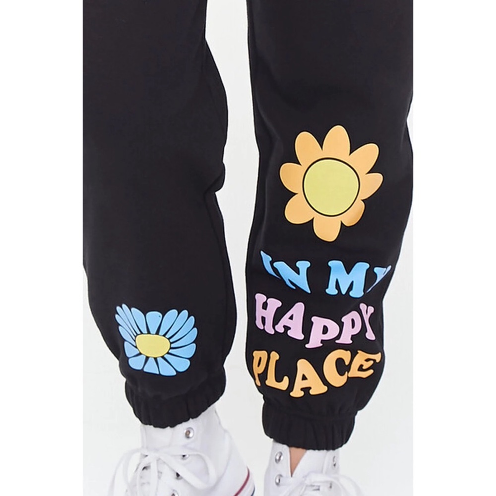 Forever 21 “In My Happy Place” Sweatpants